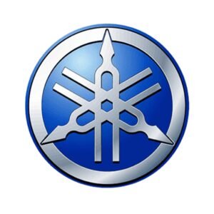 AZUL LOGO RESINADO REDONDO GRANDE YAMAHA