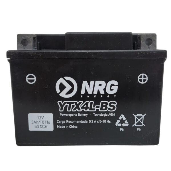 BATERIA YTX4L-BS NRG