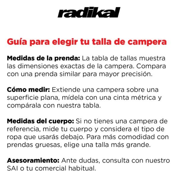 CAMPERA RADIKAL RIDE GRIS