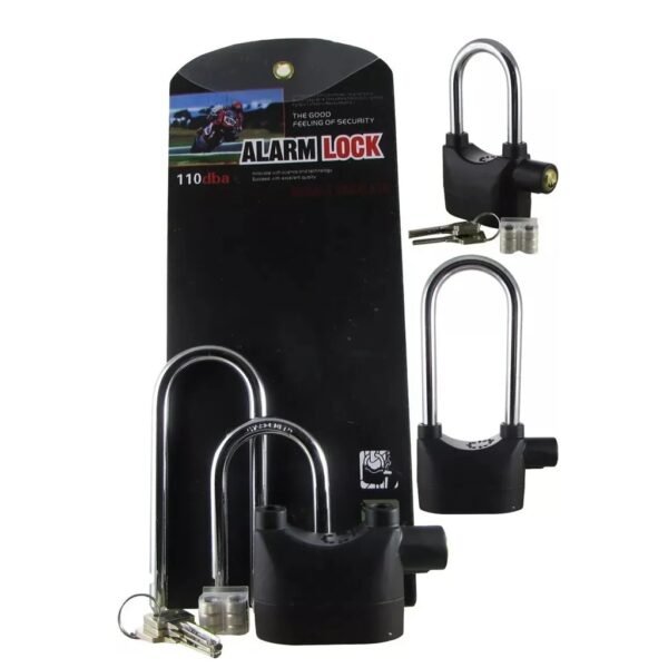 CANDADO CON ALARMA EXTENSIBLE