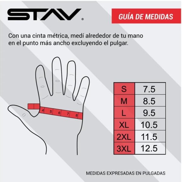 TALLES GUANTES STAV LONG CLIMATE PROTECTION WINDBLOCK