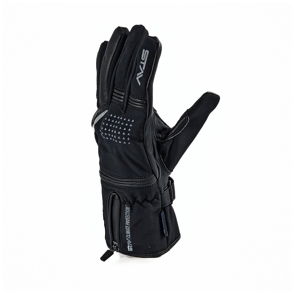 Guantes Moto Stav Long Climate Protection Windblock Negro