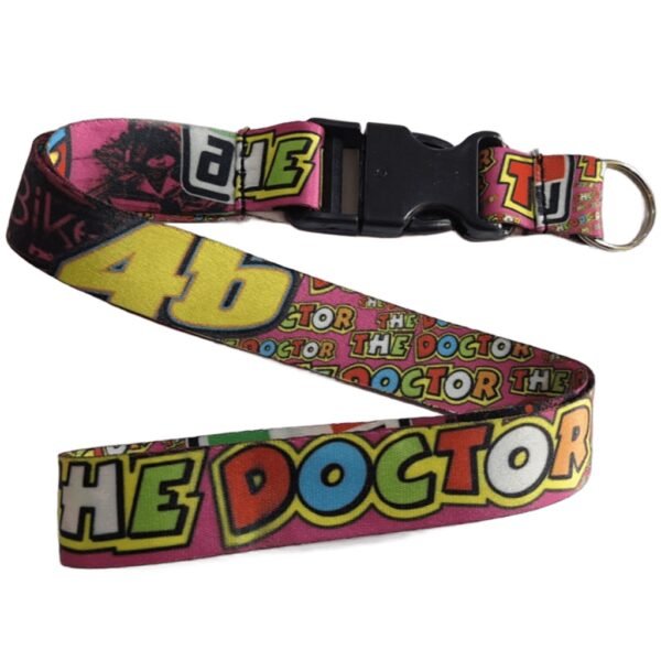 LLAVERO TIRA VR46 THE DOCTOR ROSADO