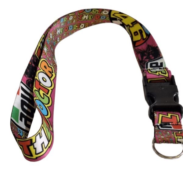 LLAVERO TIRA VR46 THE DOCTOR ROSADO