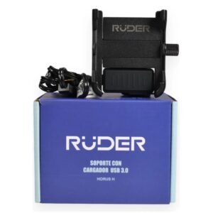RUDER USB HORUS CON TOMA PARA ESPEJO Y MANILLAR MH10N
