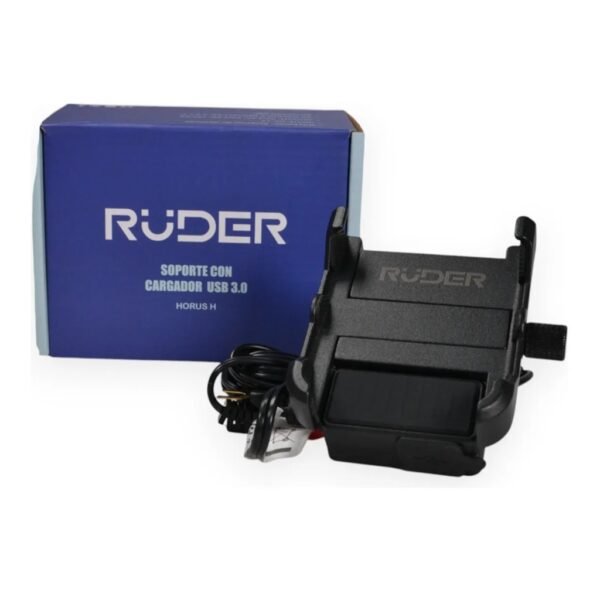 RUDER USB HORUS CON TOMA PARA ESPEJO Y MANILLAR MH10N