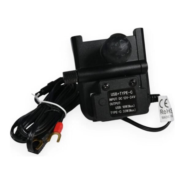 RUDER USB HORUS CON TOMA PARA ESPEJO Y MANILLAR MH10N