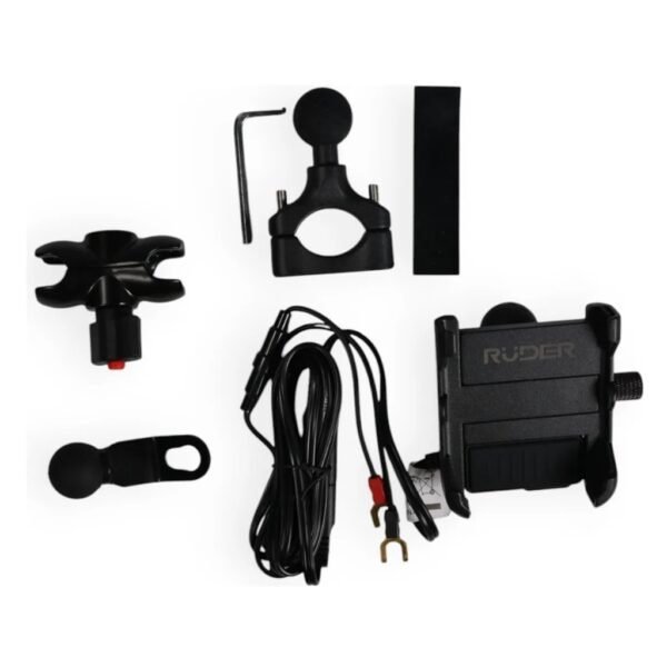 RUDER USB HORUS CON TOMA PARA ESPEJO Y MANILLAR MH10N