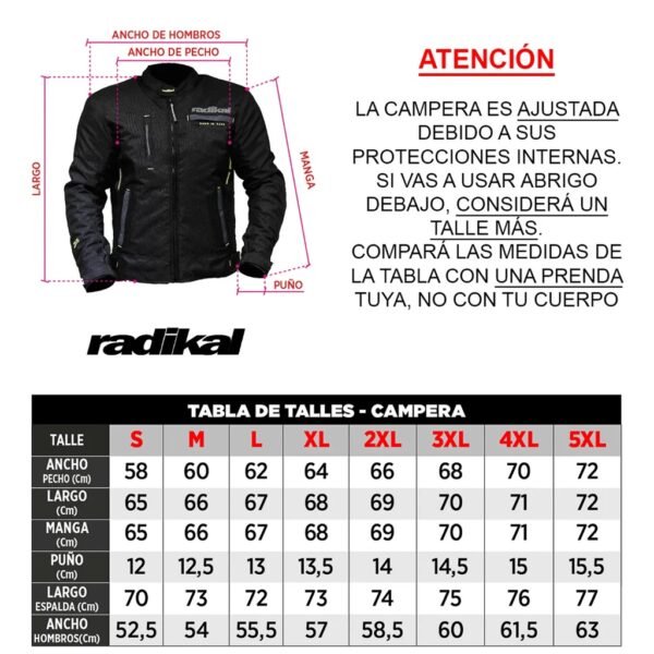 CAMPERA RADIKAL CONCEPT NEGRA