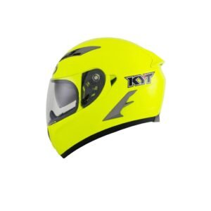 casco KYT falcon pain yellow fluo