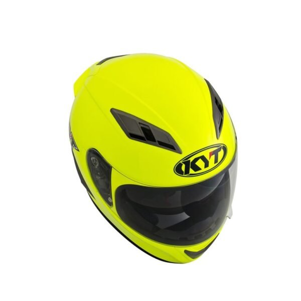 casco KYT falcon pain yellow fluo
