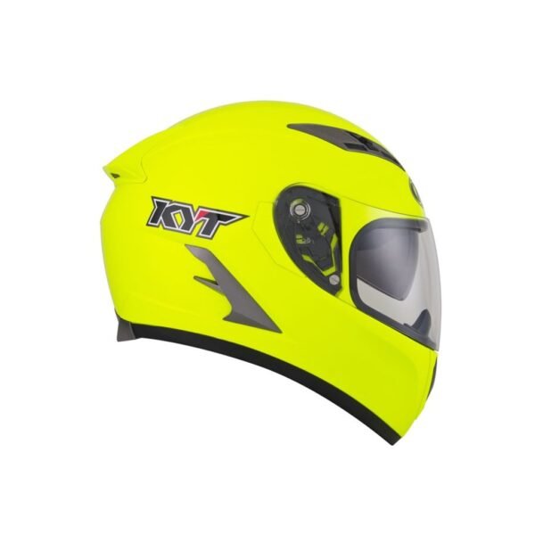 casco KYT falcon pain yellow fluo