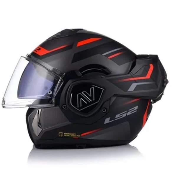 casco LS2 FF906 advant kuka red matt