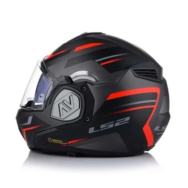 casco LS2 FF906 advant kuka red matt