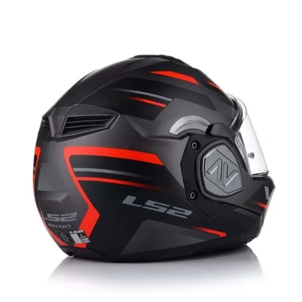 casco LS2 FF906 advant kuka red matt