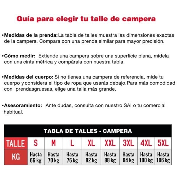CAMPERA RADIKAL RIDE ROJA
