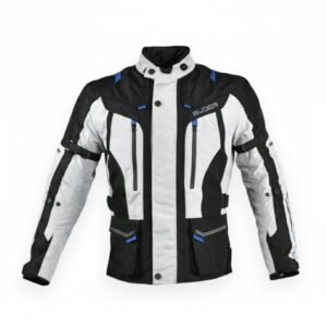 CAMPERA RUDER MAGNUS 4 ESTACIONES GRIS NEGRO Y AZUL