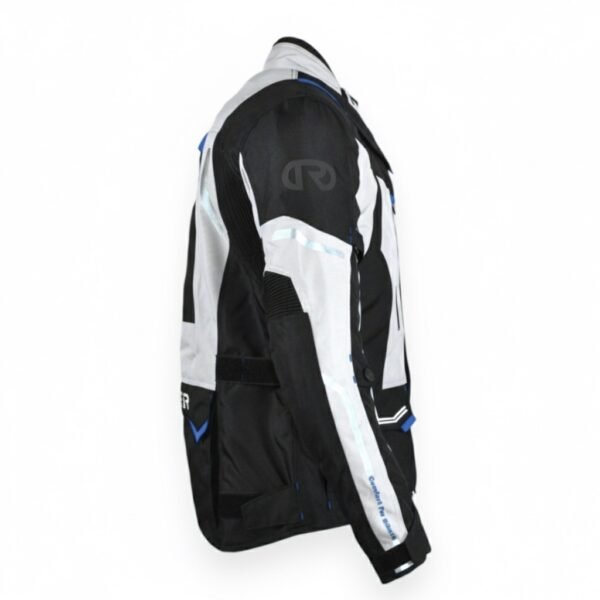CAMPERA RUDER MAGNUS 4 ESTACIONES GRIS NEGRO Y AZUL