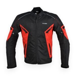 CAMPERA RUDER SILA NEGRA Y ROJO
