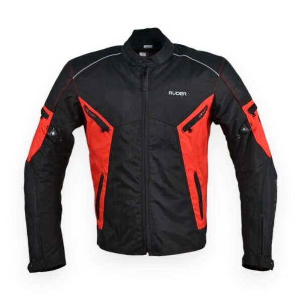 CAMPERA RUDER SILA NEGRA Y ROJO