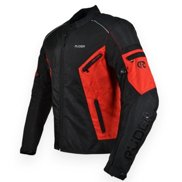 CAMPERA RUDER SILA NEGRA Y ROJO