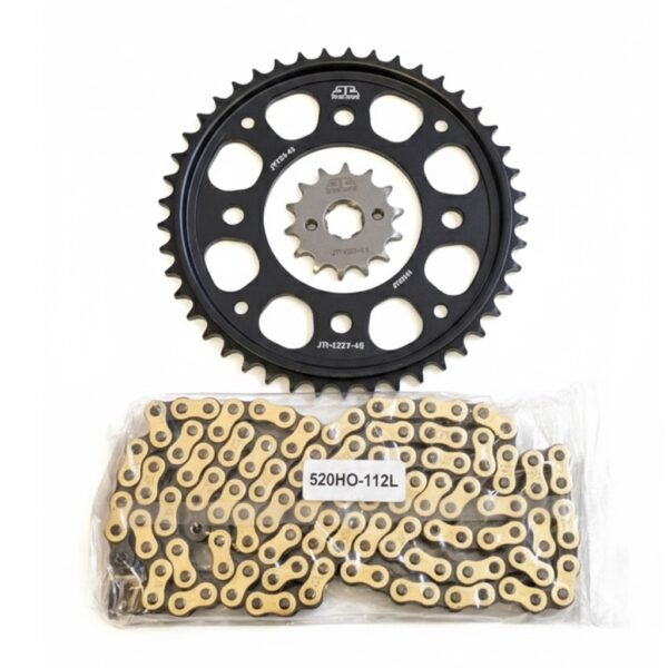 KIT TRANSMISION JT CB 190 F 45T - 15T CAD 428H X 132 G&B