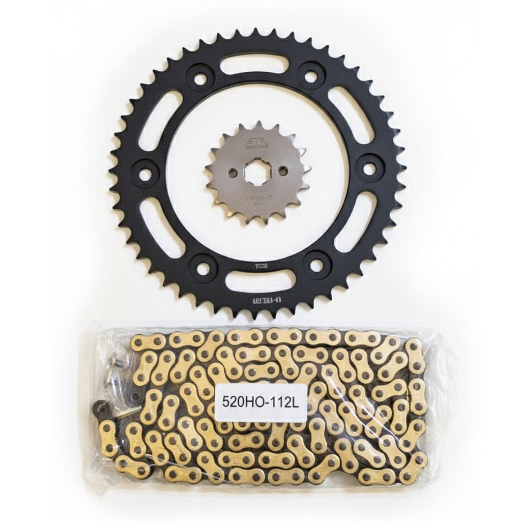 KIT TRANSMISION JT XR 150 49T - 17T CAD 428H X 132 G&B