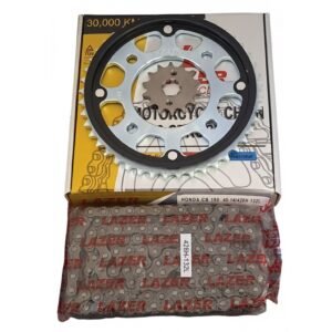 KIT TRANSMISION LAZER CB 190 45T - 14T CAD 428H X 132 (2)