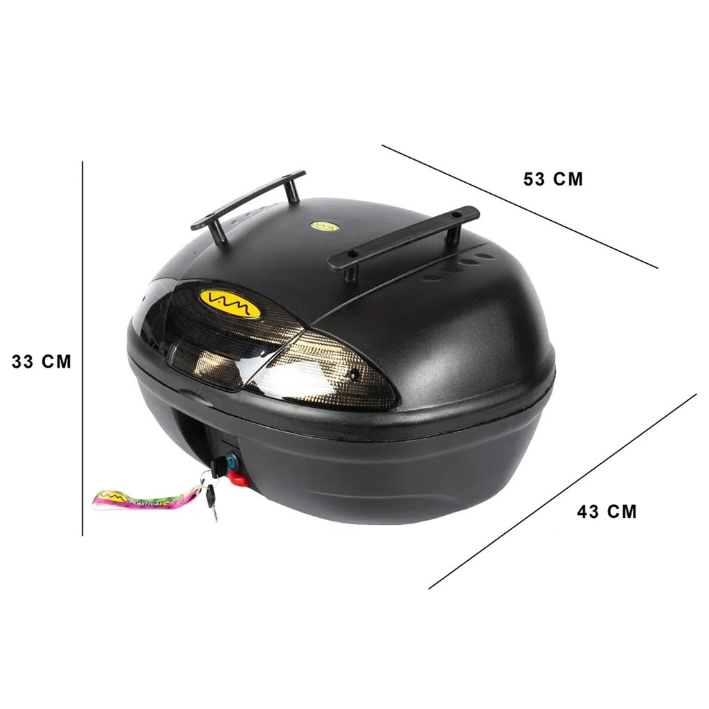 BAUL TOP CASE ELEGANT 45L VAM CON PORTA EQUIPAJE