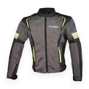 CAMPERA RUDER KOSMOS CORTA NEGRO Y AMARILLO