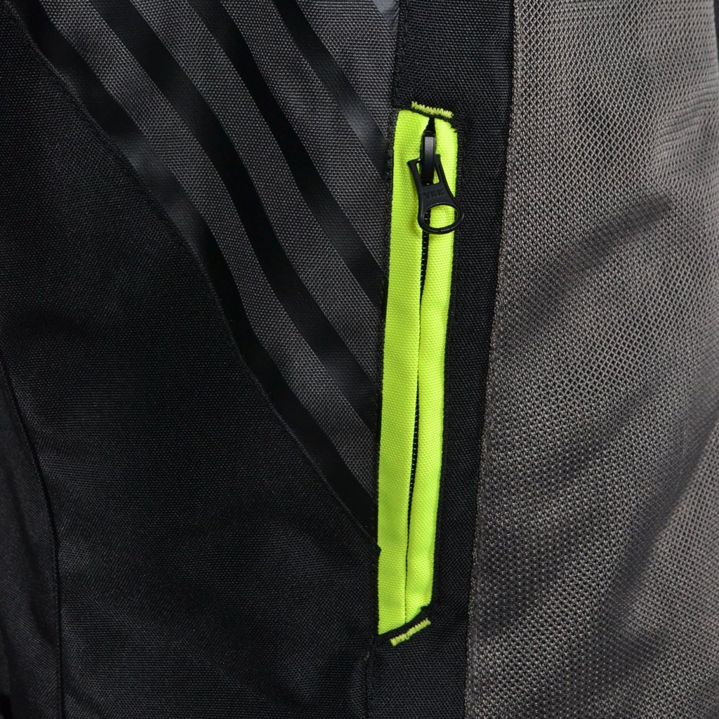 CAMPERA RUDER KOSMOS CORTA NEGRO Y AMARILLO