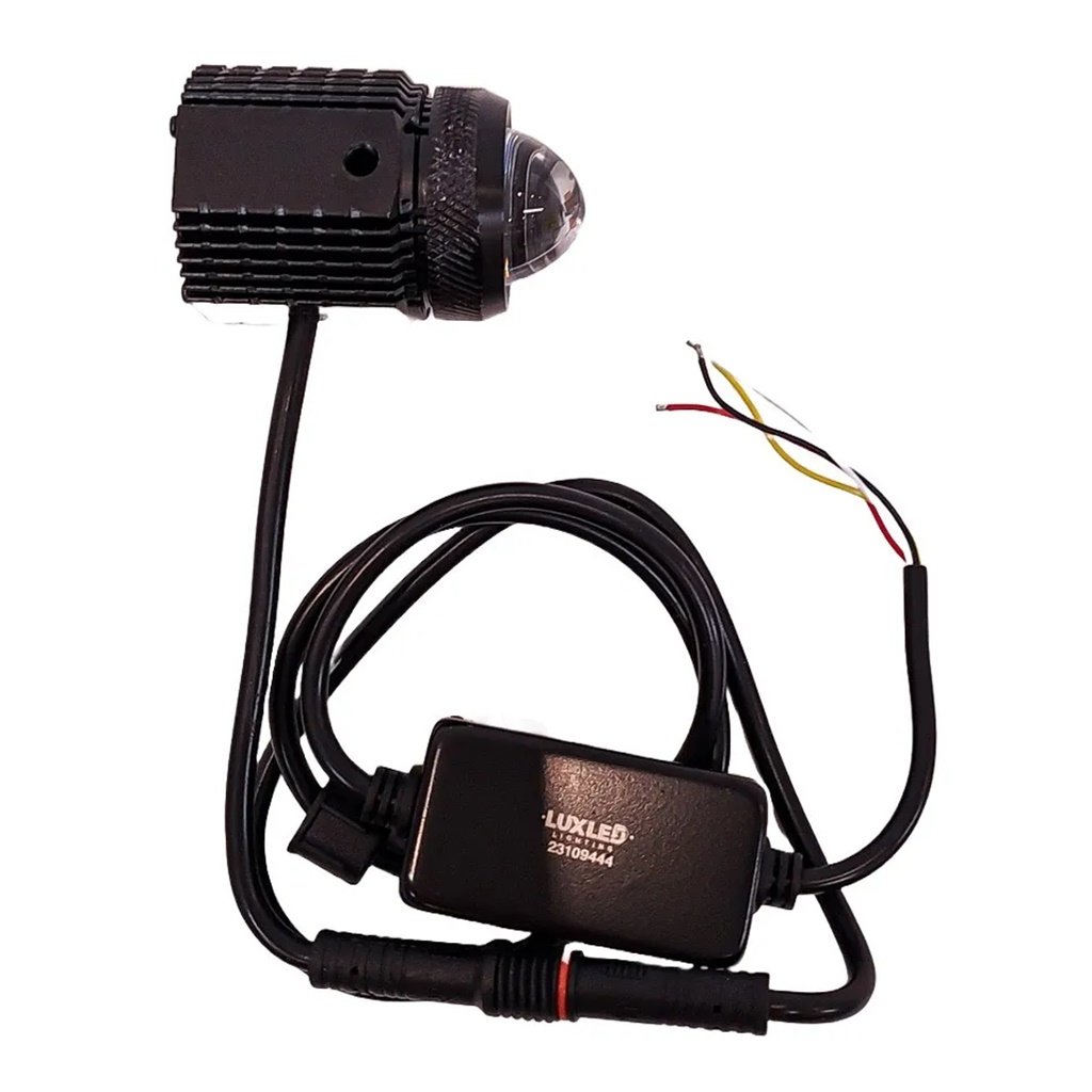 FAROL AUXILIAR LED BLANCA Y AMBAR CON FLASH 2 UNIDADES 40W