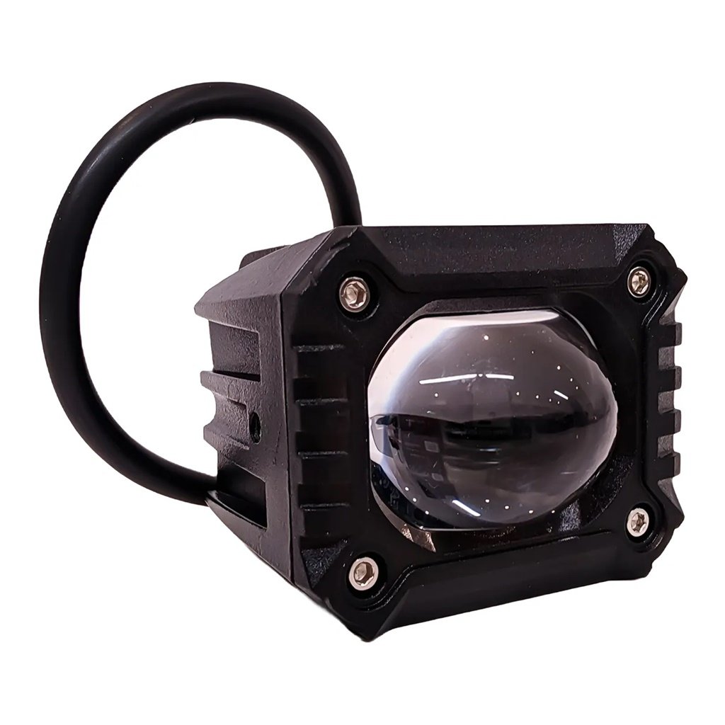 FAROL AUXILIAR LED BLANCO Y AMBAR CON OJO ANGEL 40W