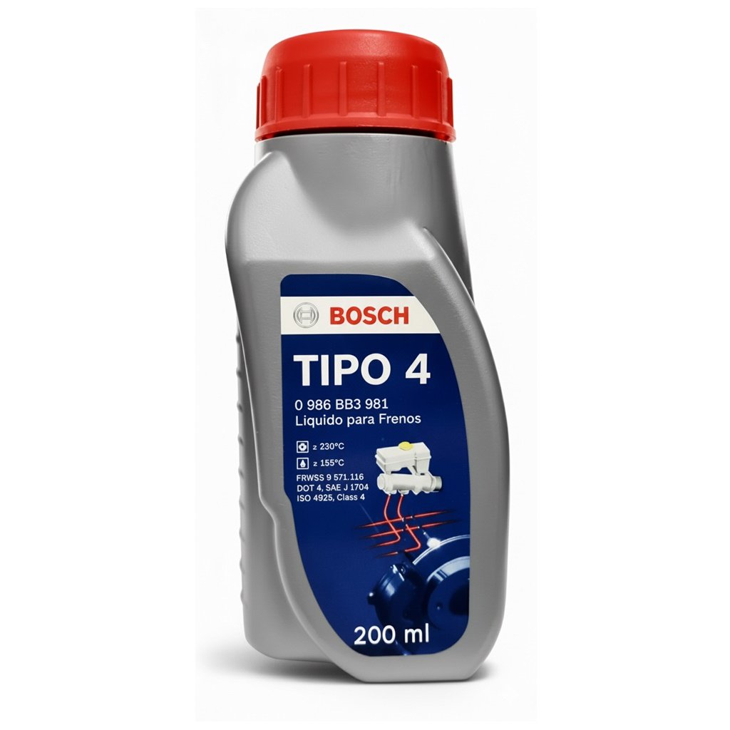 LIQUIDO PARA FRENO BOSCH DOT 4
