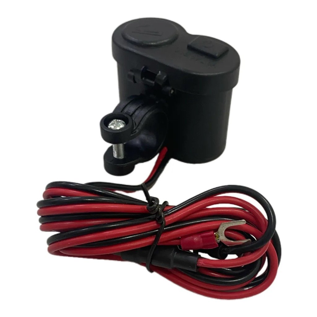 TOMA 12V USB ENCENDEDOR CON TECLA FENIX