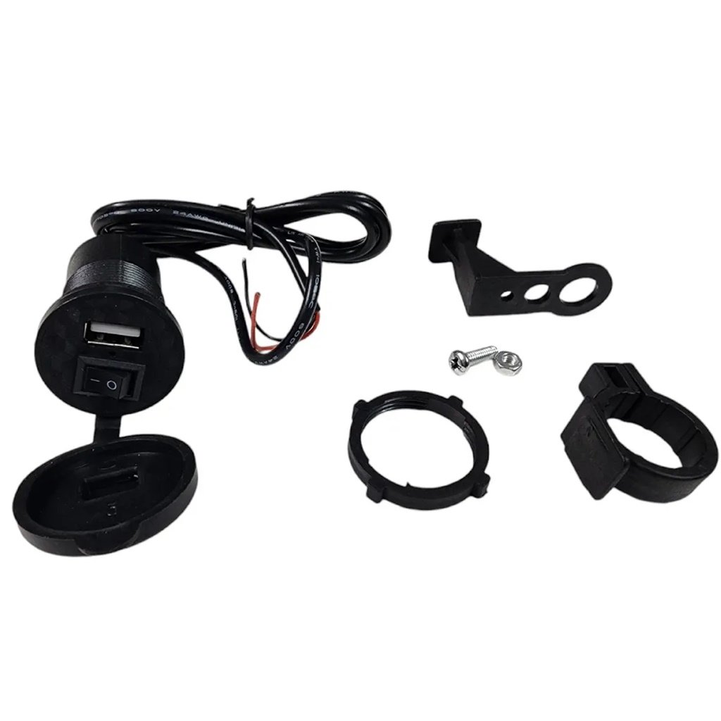 TOMA 12V USB SIMPLE CON TECLA FENIX