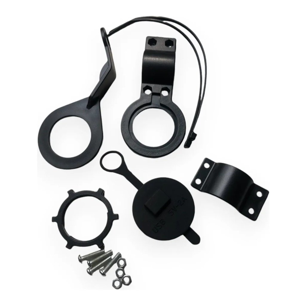 TOMA 12V USB SIMPLE RUDER CON TECLA YLUC05