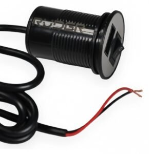 TOMA 12V USB SIMPLE RUDER CON TECLA YLUC05