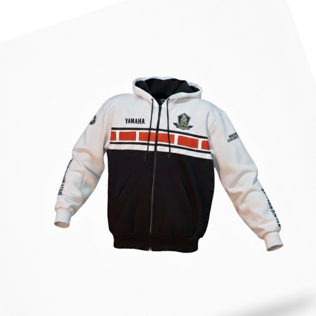 CAMPERA YAMAHA BLANCO