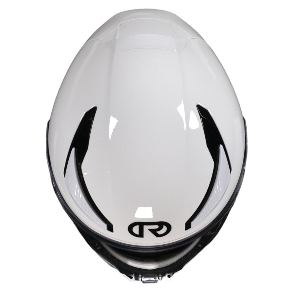 CASCO RUDER CLIPPER BLANCO BRILLO