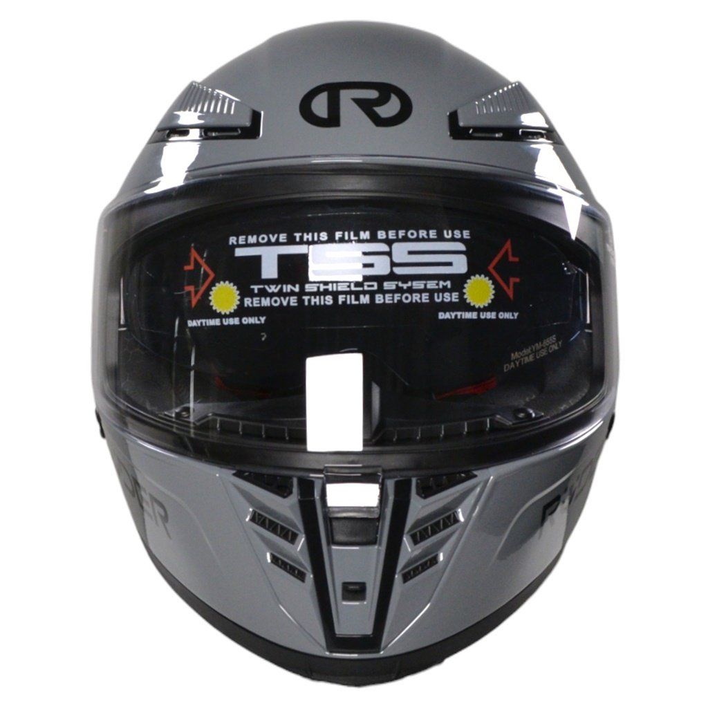 CASCO RUDER CLIPPER GRIS BRILLO