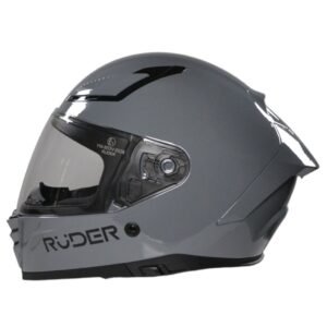 CASCO RUDER CLIPPER GRIS BRILLO