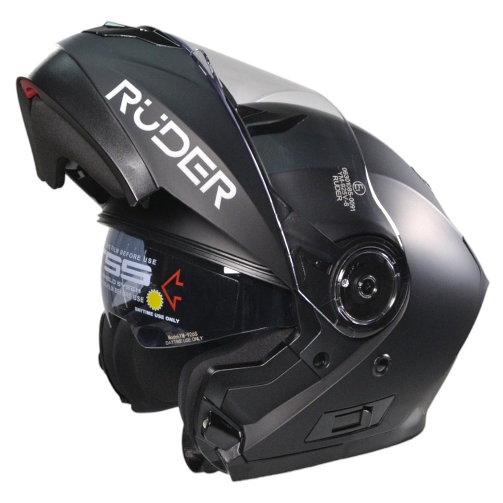 CASCO RUDER DOMECQ NEGRO MATE