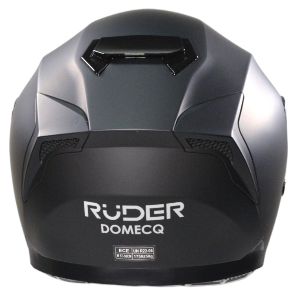 CASCO RUDER DOMECQ NEGRO MATE
