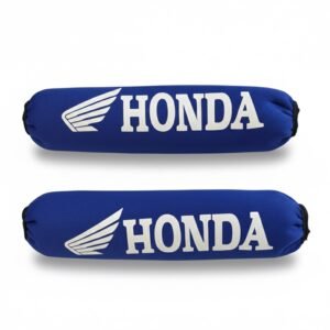 CUBRE AMORTIGUADOR HONDA AZUL LOGO BLANCO
