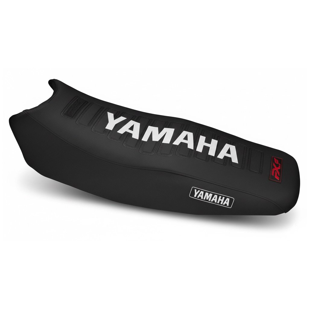FUNDA ASIENTO YAMAHA YBR 125 BASE NEGRO LOGO YAMAHA