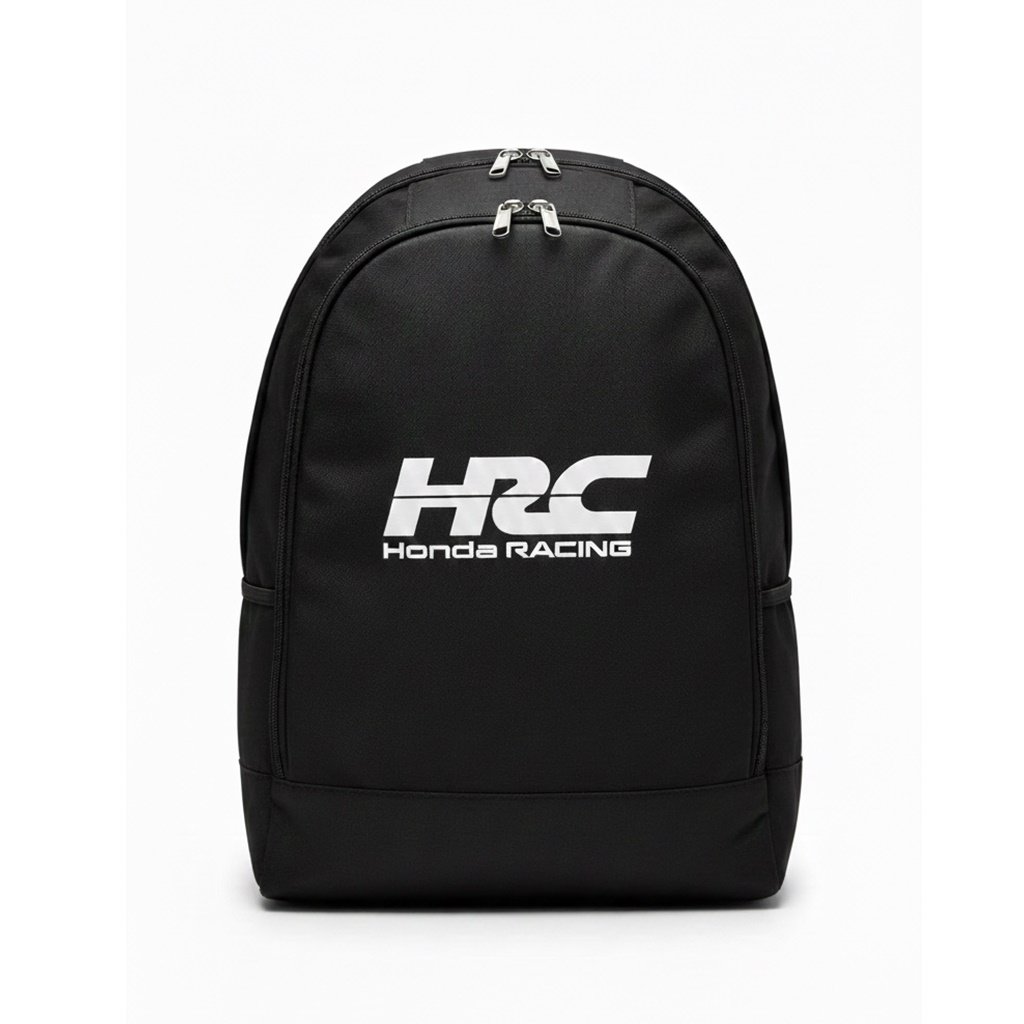 MOCHILA HONDA HRC NEGRO LOGO BLANCO