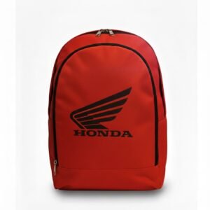 MOCHILA HONDA NEGRO LOGO BLANCO