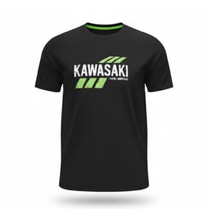 REMERA KAWASAKI NEGRO
