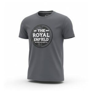 REMERA ROYAL ENFIELD GRIS